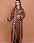Sparkle brown kaftan