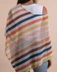 Stripes Crochet cape