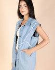 Blue Denim Vest