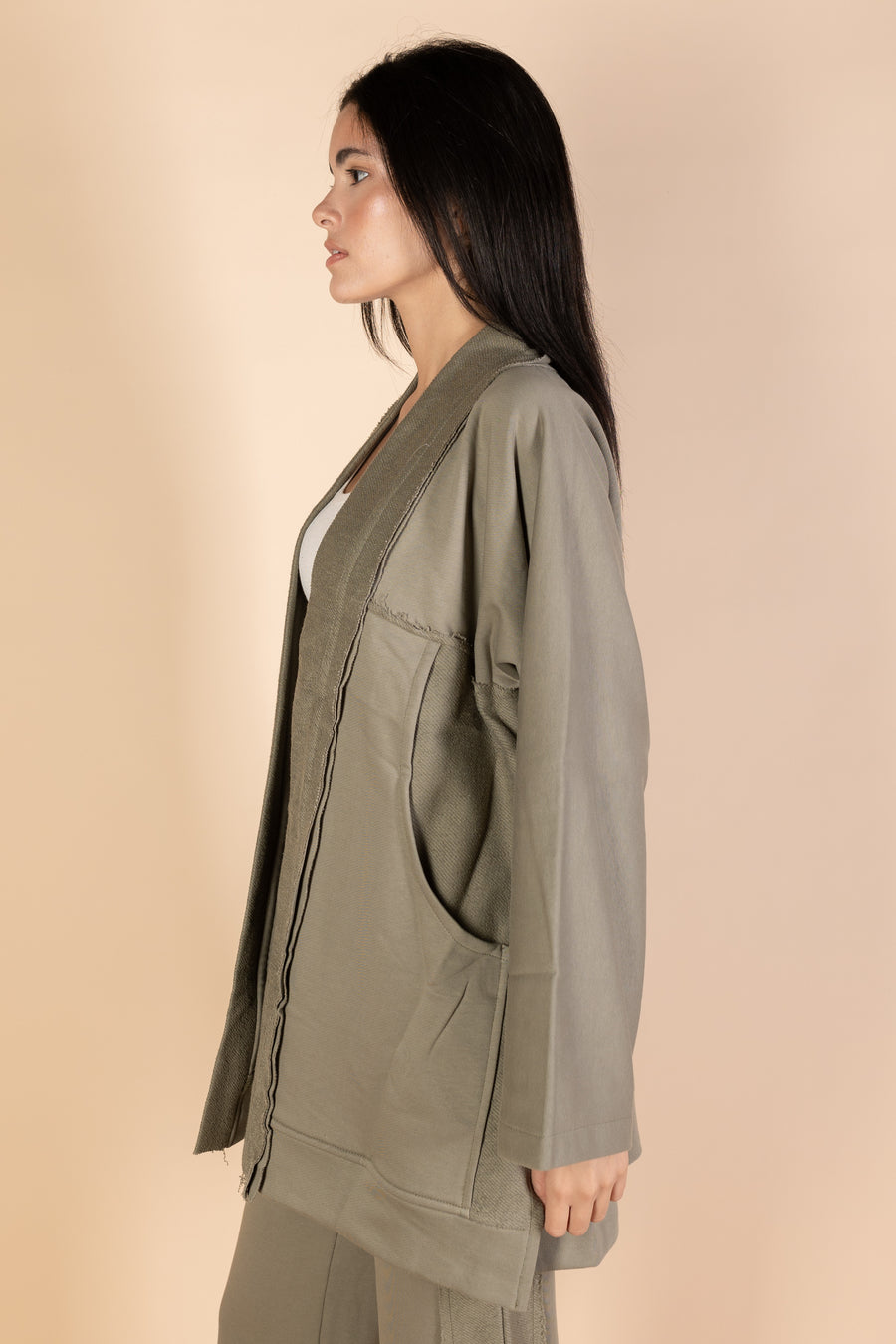 Olive Melton Cardigan