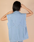 Blue Denim Vest