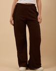 Brown Loose fit Sweatpants