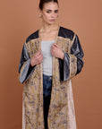Iconic Beige Velvet kimono