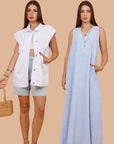 Denim Vest & Dress Bundle