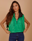 Side buckles Vest - Green