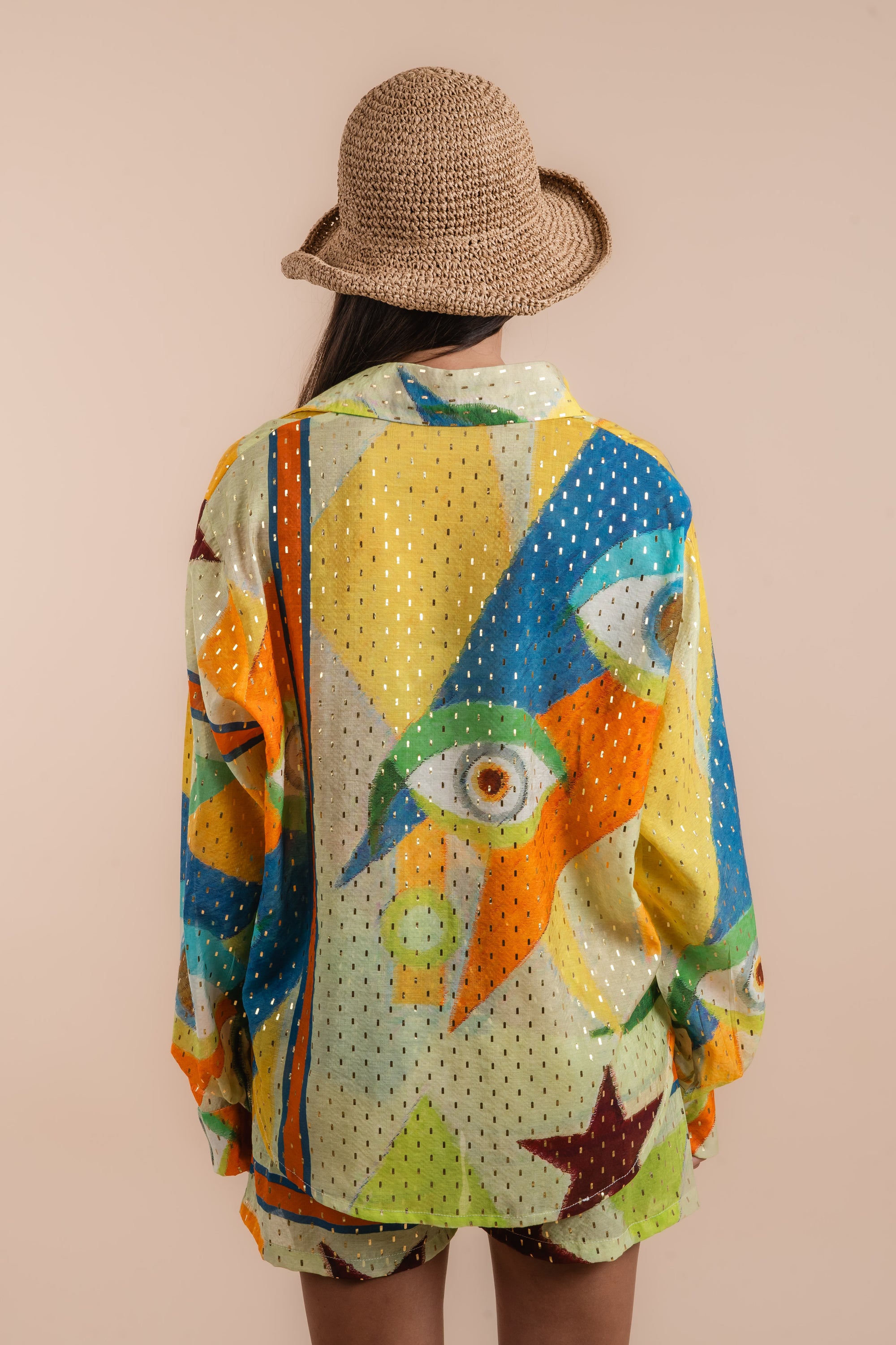 Abstract print shirt
