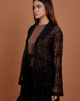 Black Lace Blazer