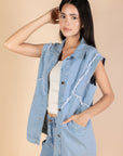 Blue Denim Vest