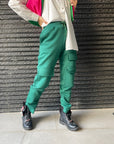 Green Cargo sweat Pants