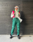 Green Cargo sweat Pants