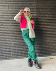 Green Cargo sweat Pants