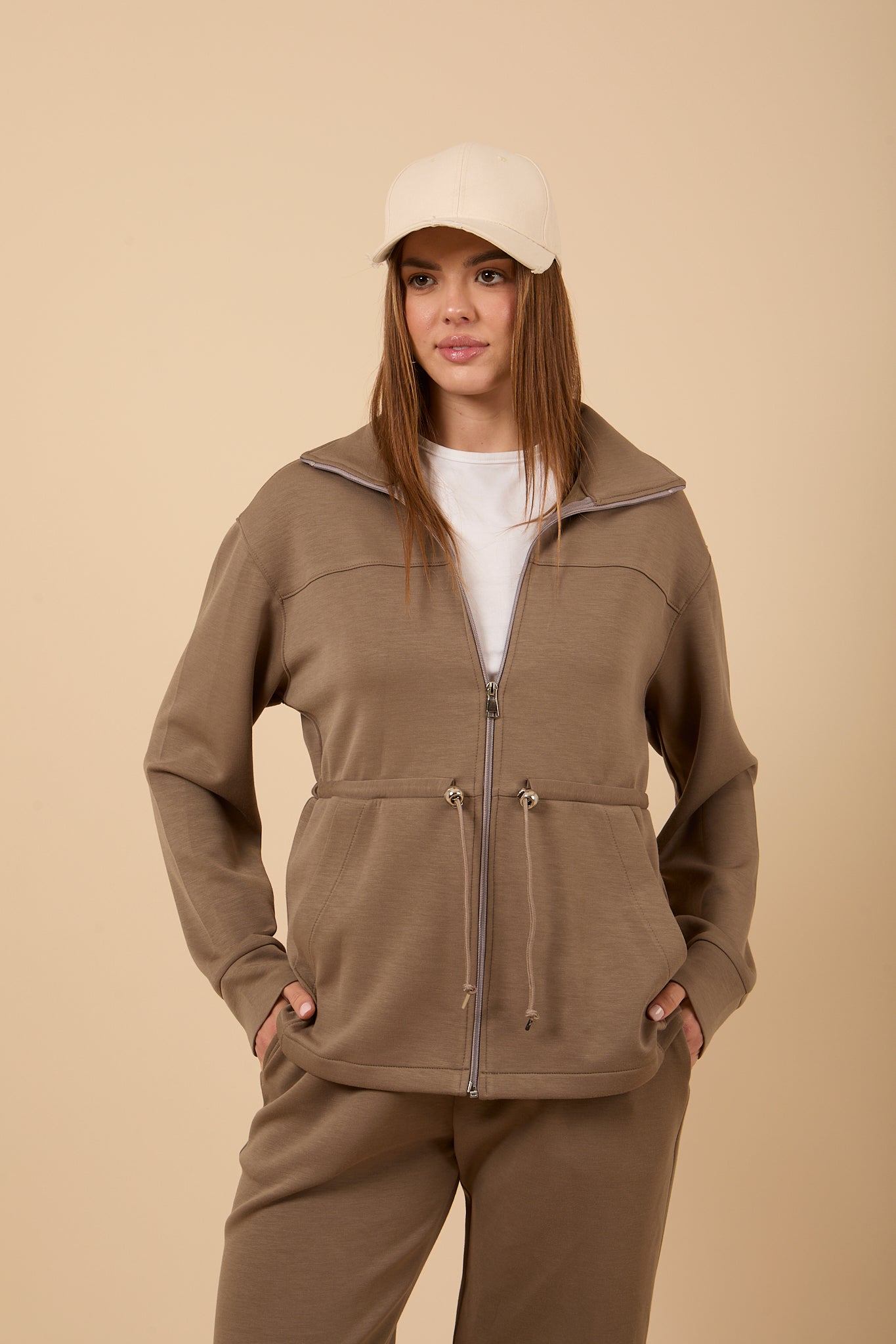 Soft touch Café Jacket