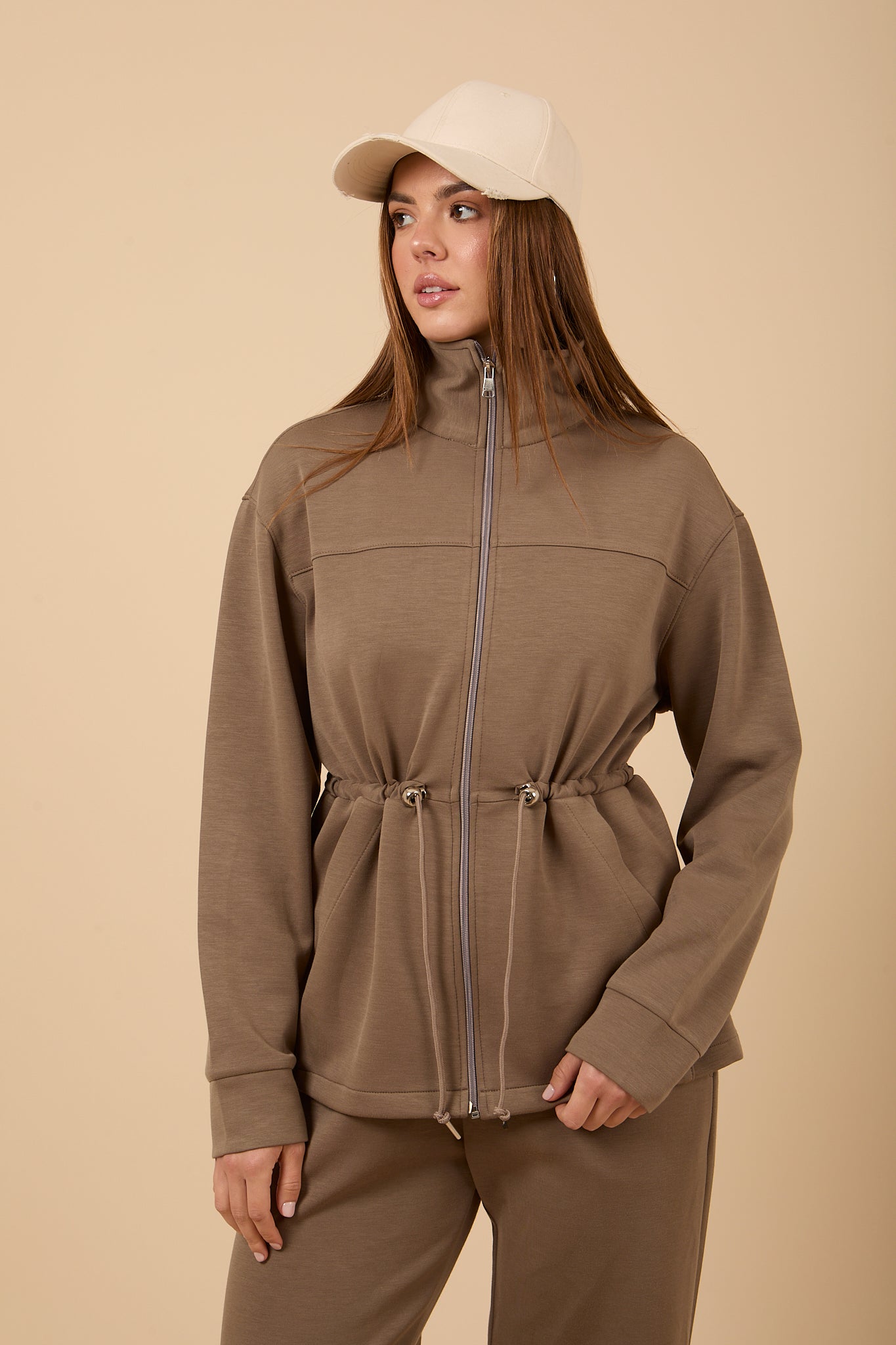 Soft touch Café Jacket