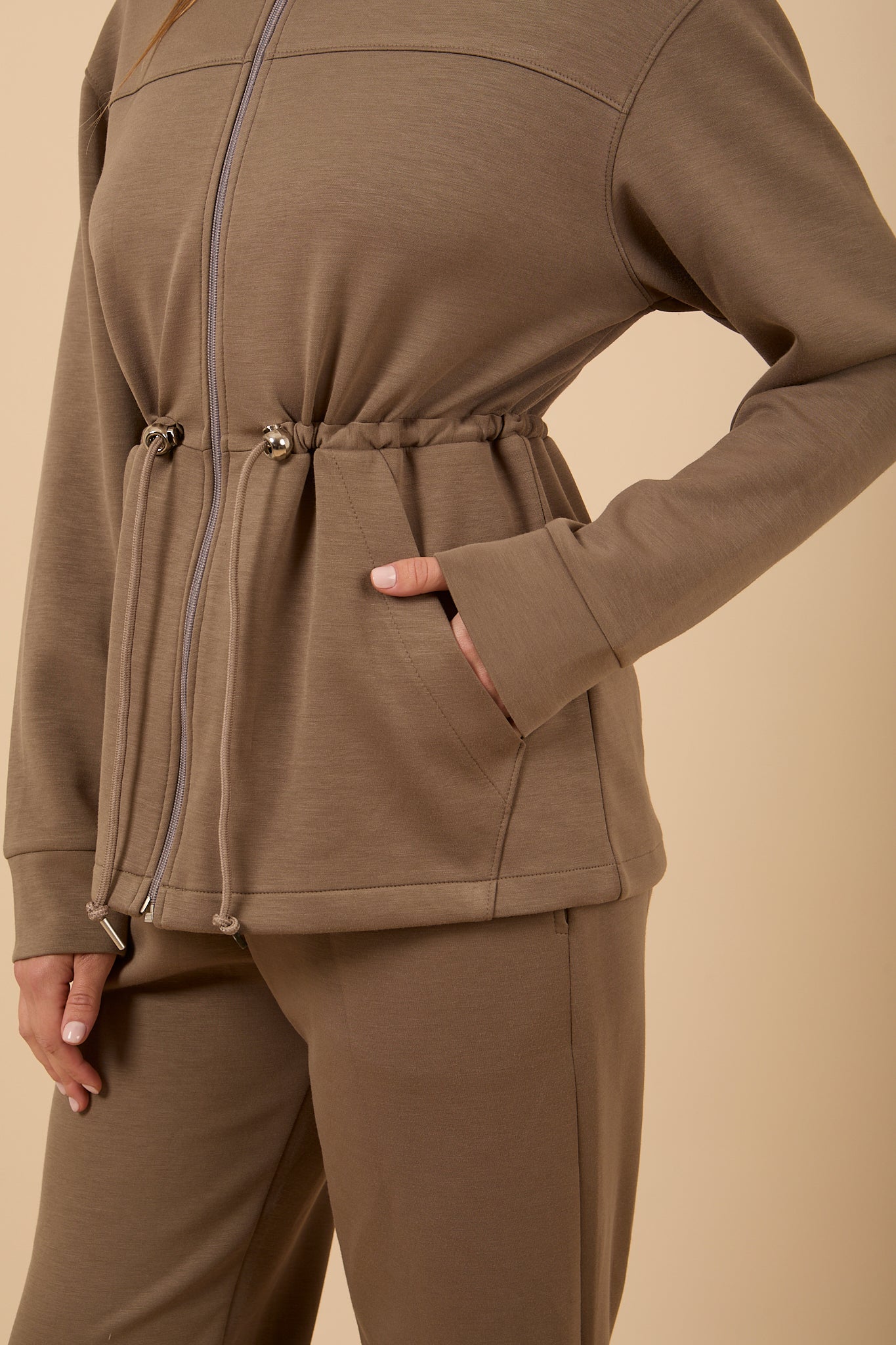 Soft touch Café Jacket