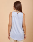 Baby blue airflow Sleeveless top - nahlaelalfydesigns