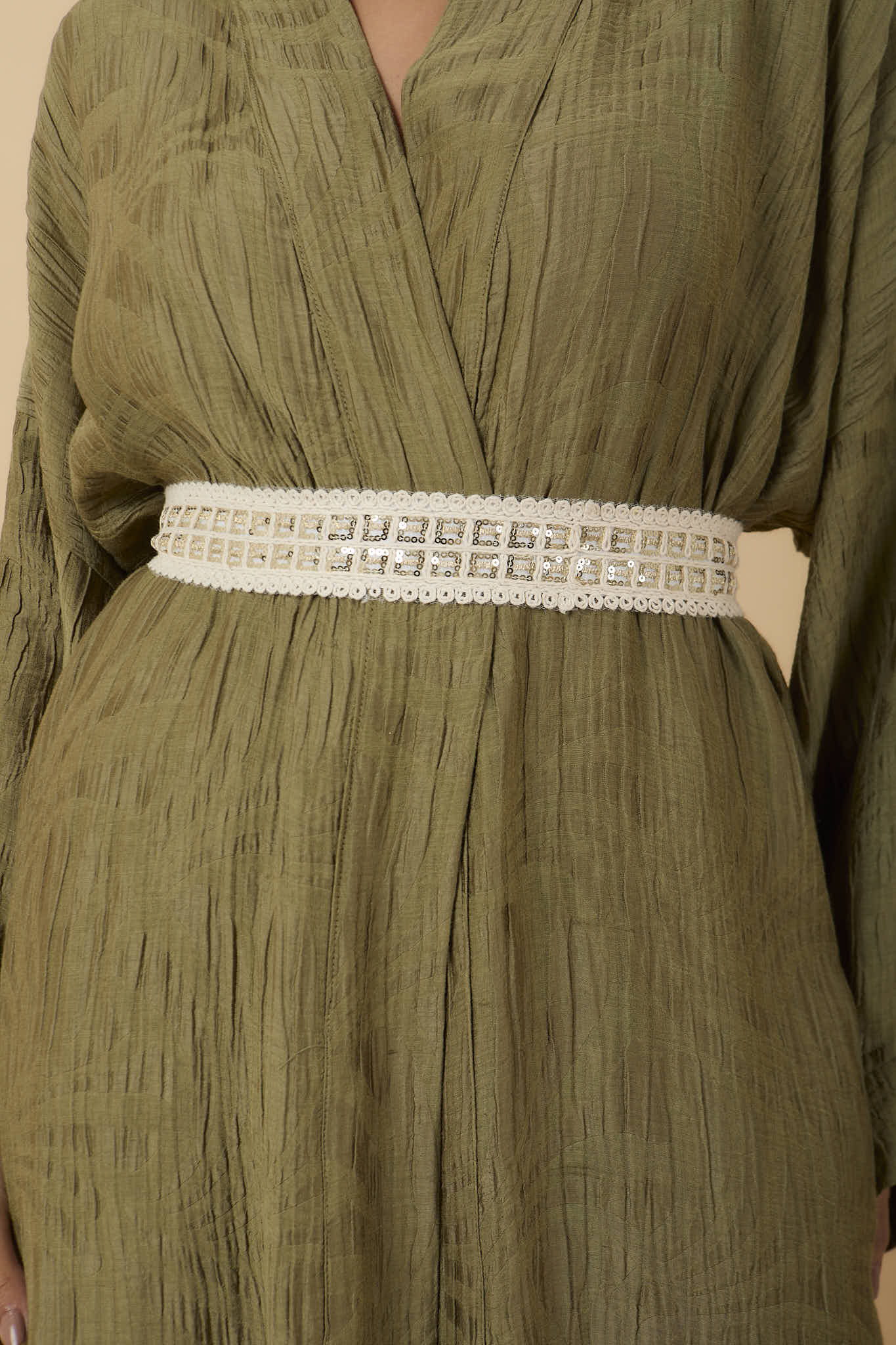Beige Embro Belt - nahlaelalfydesigns