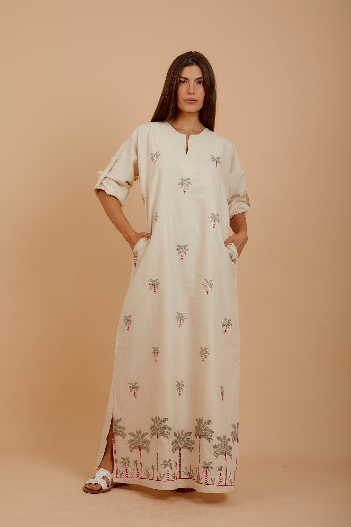 Long Palm Dress - nahlaelalfydesigns