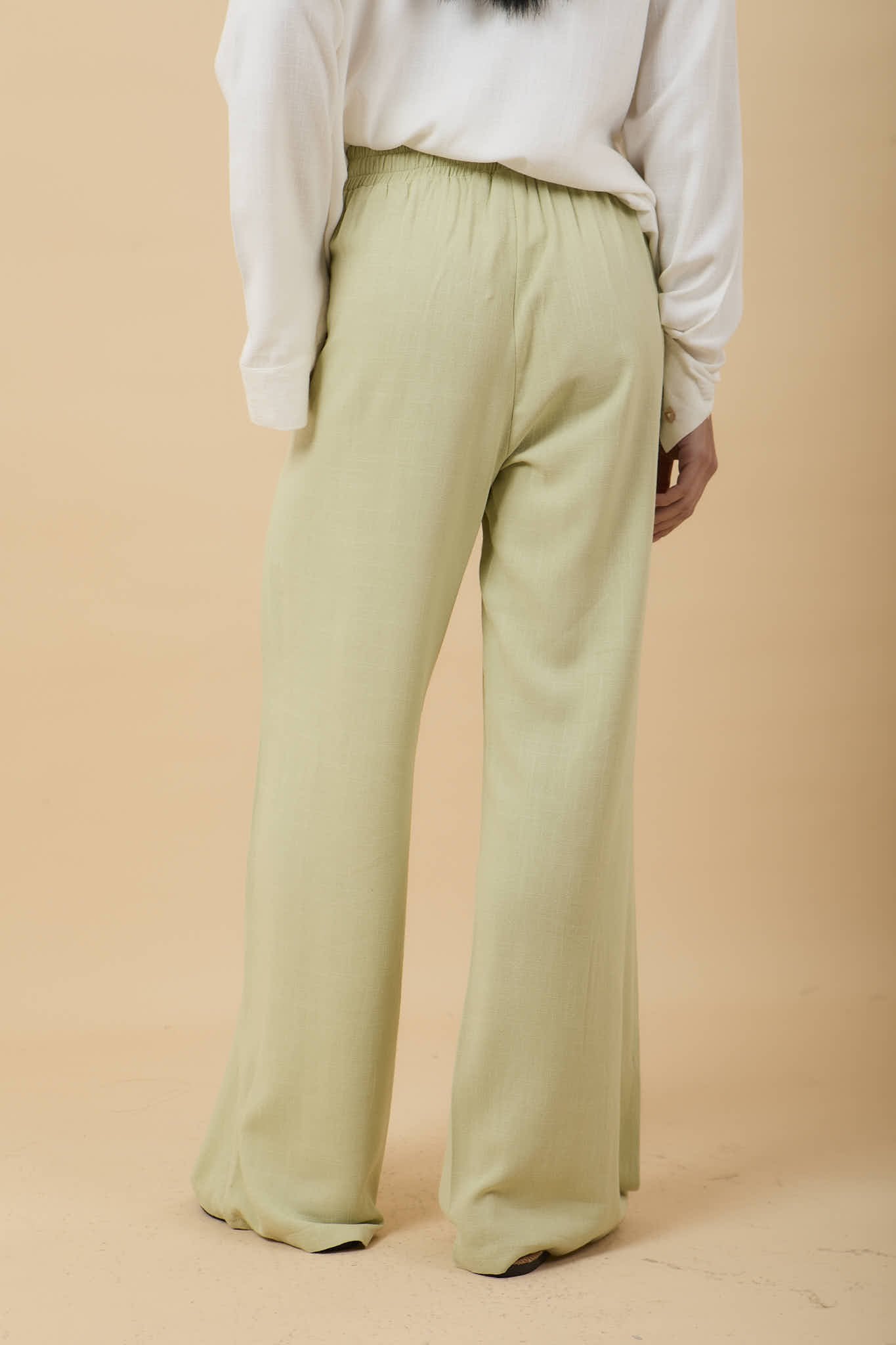 Mint Soft Linen Pants - nahlaelalfydesigns