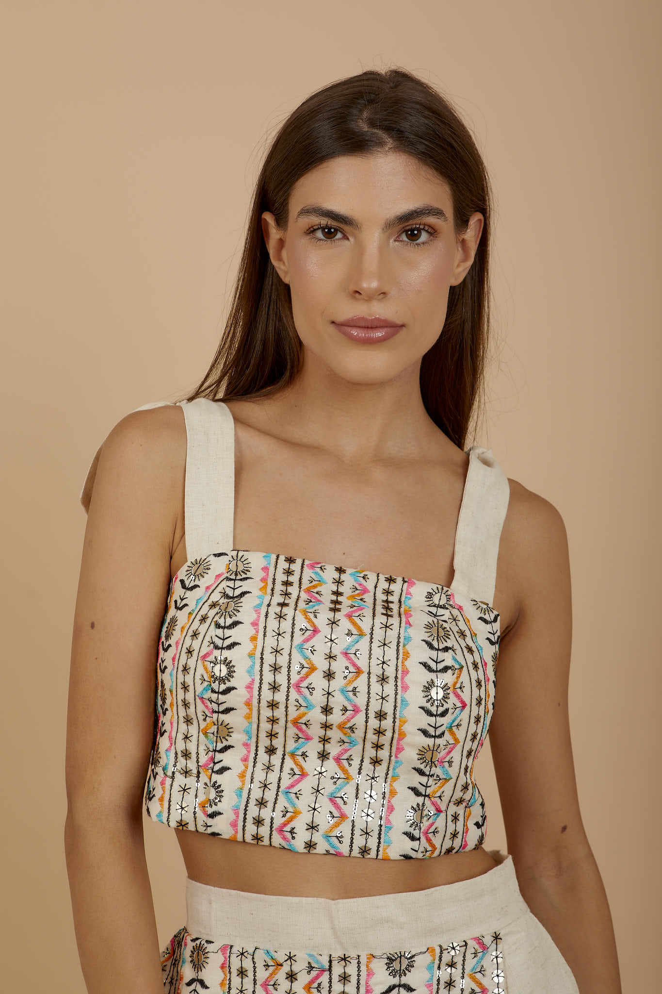 Multicolor Embro Top - nahlaelalfydesigns