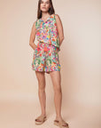 Floral shorts - nahlaelalfydesigns