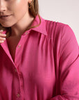 Hot pink shirt dress belt within - nahlaelalfydesigns