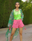 Pink Broderie Shorts - nahlaelalfydesigns